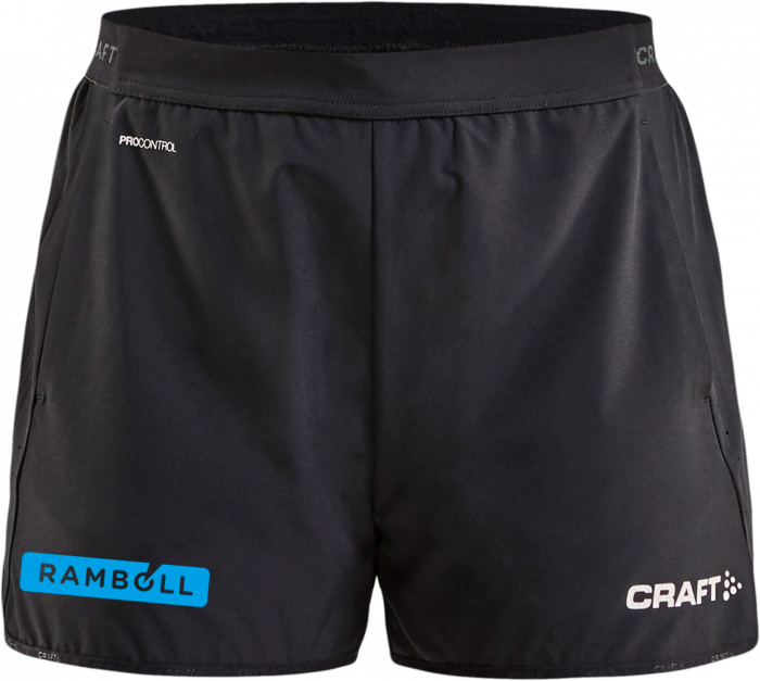 Craft - Rambøll Shorts Dame - Sort & hvid